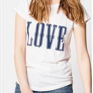 Zadig & Voltaire- Love Print T-Shirt